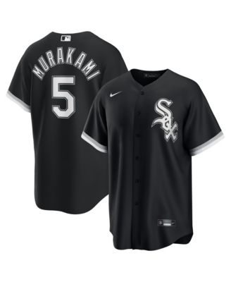 Nike Men's Munetaka Murakami Black Chicago White Sox Alternate Replica Jersey