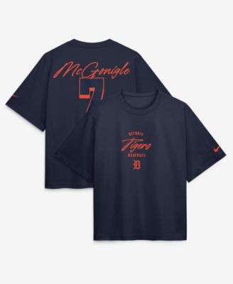 Женская футболка Nike Detroit Tigers Kevin McGonigle Boxy Name & Number