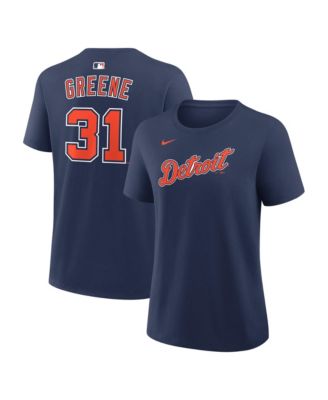 Женская футболка Nike Riley Greene Navy Detroit Tigers с именем и номером