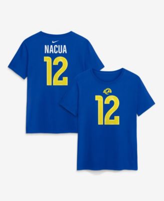 Nike Женская футболка Nike Puka Nacua Royal Los Angeles Rams Name & Number