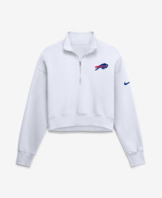 Nike Women's Buffalo Bills Phoenix Fleece Oversized Quarter-Zip Sweatshirt