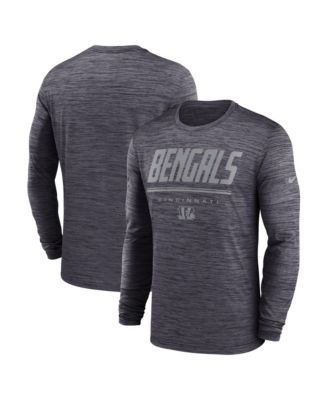 Nike Мужская футболка с длинным рукавом Cincinnati Bengals Dri-FIT Black