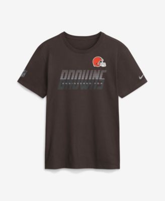 Мужская футболка Nike Brown Cleveland Browns Sideline Dri-FIT