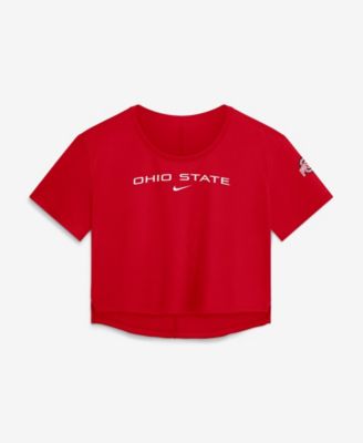 Женская кроп-топ Nike Ohio State Buckeyes