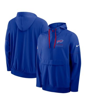 Мужское худи Nike Royal Buffalo Bills Sideline Logo Glory Anorak Half-Zip