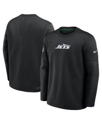 Мужская толстовка Nike Black New York Jets Sideline Coaches Team Present Midweight Therma-FIT
