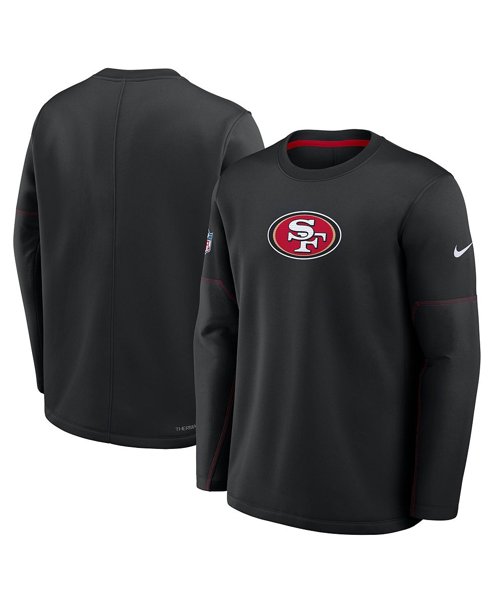Мужская толстовка Nike San Francisco 49ers Sideline Coaches, черный цвет, therma-fit
