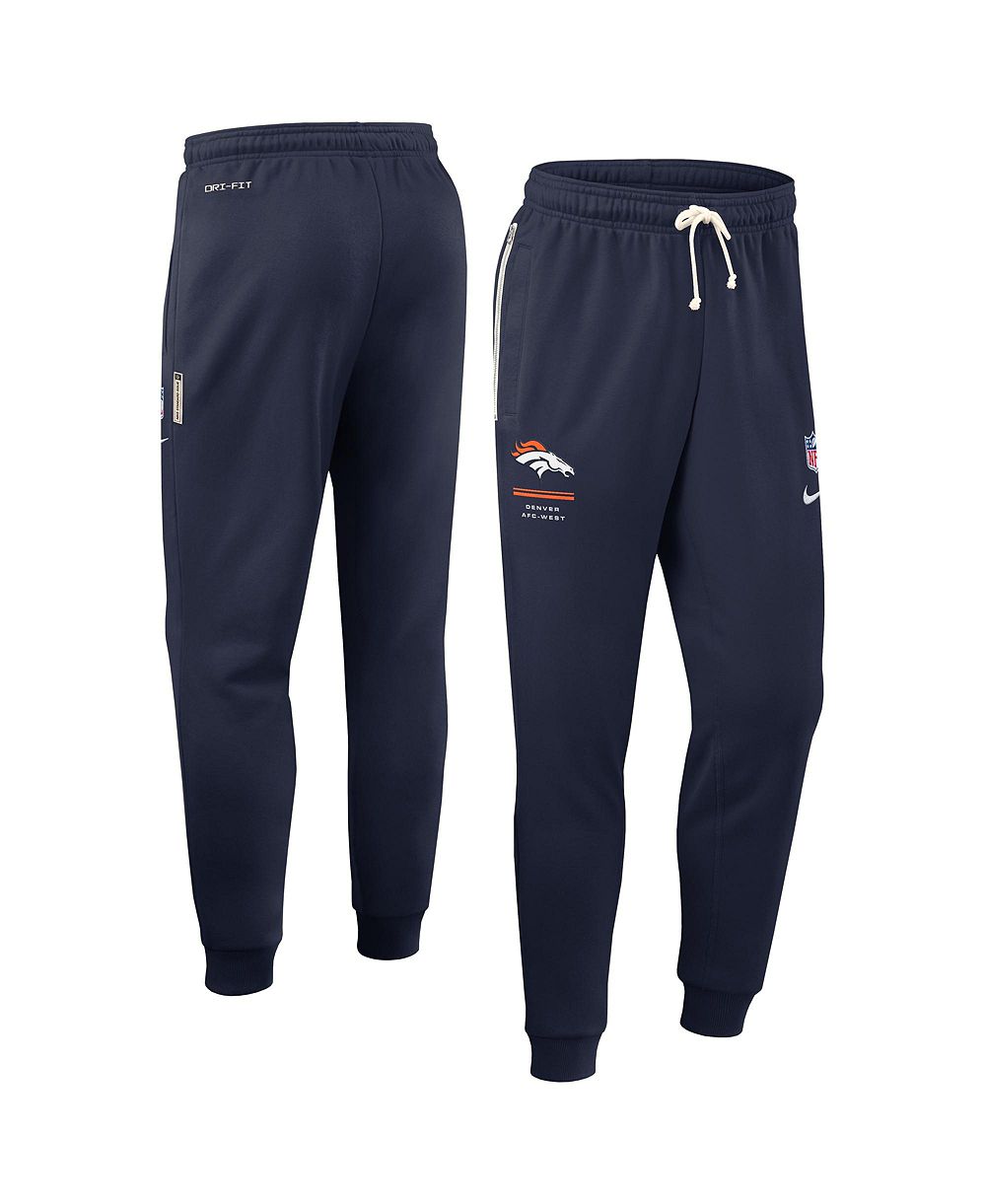 Мужские брюки Nike Navy Denver Broncos Sideline Standard Issue Touchback Kick Dri-FIT Taper