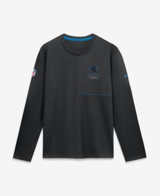 Мужская рубашка Nike Black Carolina Panthers Sideline Coaches UV Dri-FIT Long Sleeve