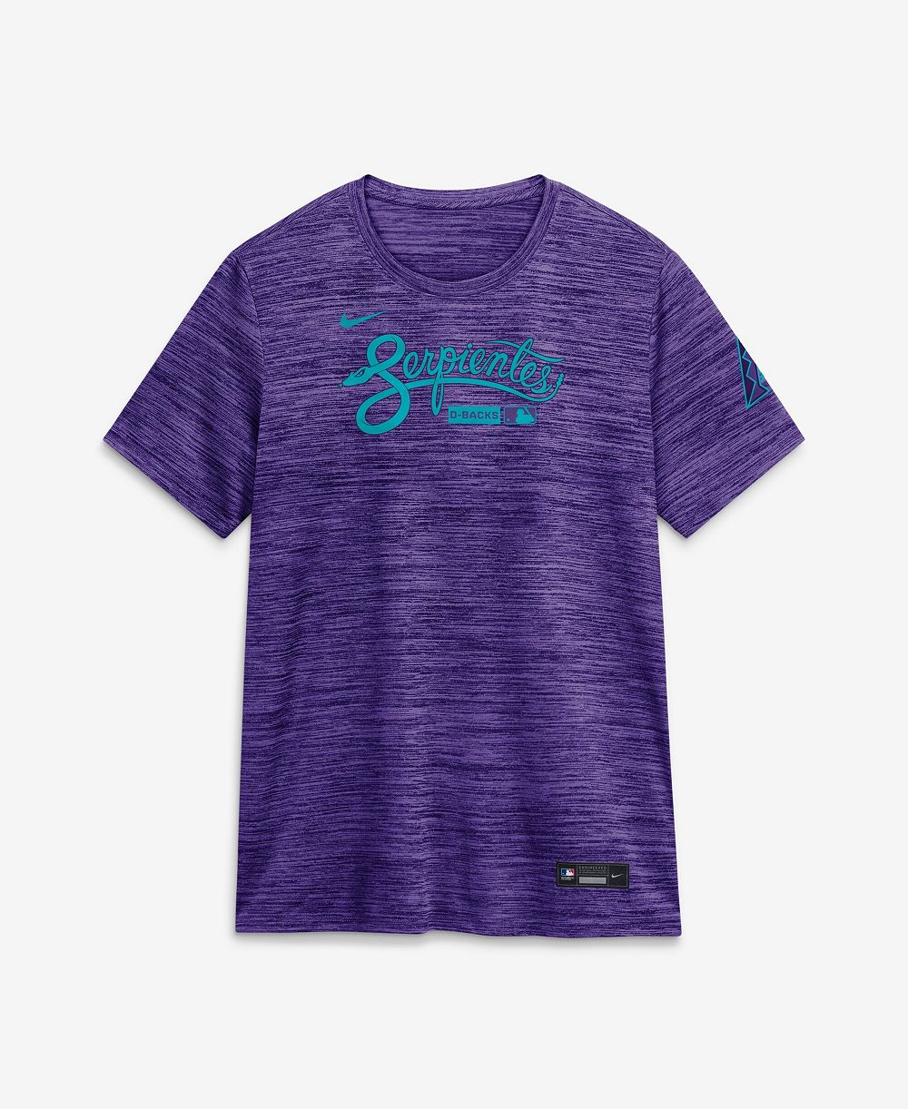 Nike Women's Arizona Diamondbacks City Connect Velocity Tie-Dye T-Shirt