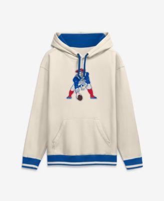 Мужское худи Fanatics New England Patriots Chenille Heavyweight Fleece Cream