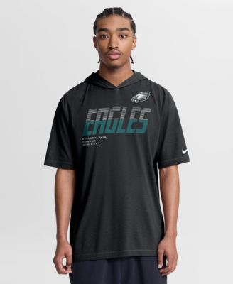 Nike Men's черная футболка с капюшоном Philadelphia Eagles Tri-Blend