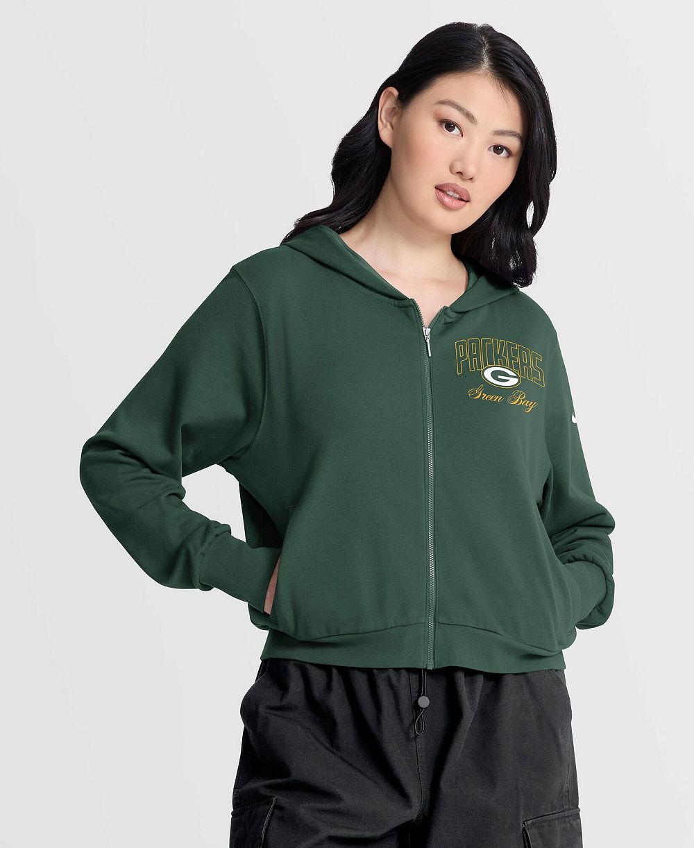 Nike Женское худи Full-Zip Green Bay Packers Primetime