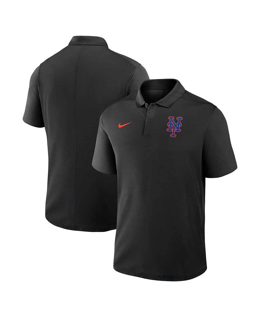 Nike Men's Black New York Mets Alternate Victory Dri-FIT Polo Shirt