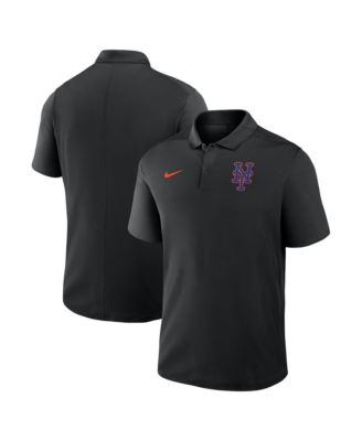Nike Men's Black New York Mets Alternate Victory Dri-FIT Polo Shirt