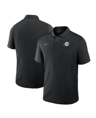 Nike Men's Black Miami Dolphins Dri-FIT Victory Polo Shirt