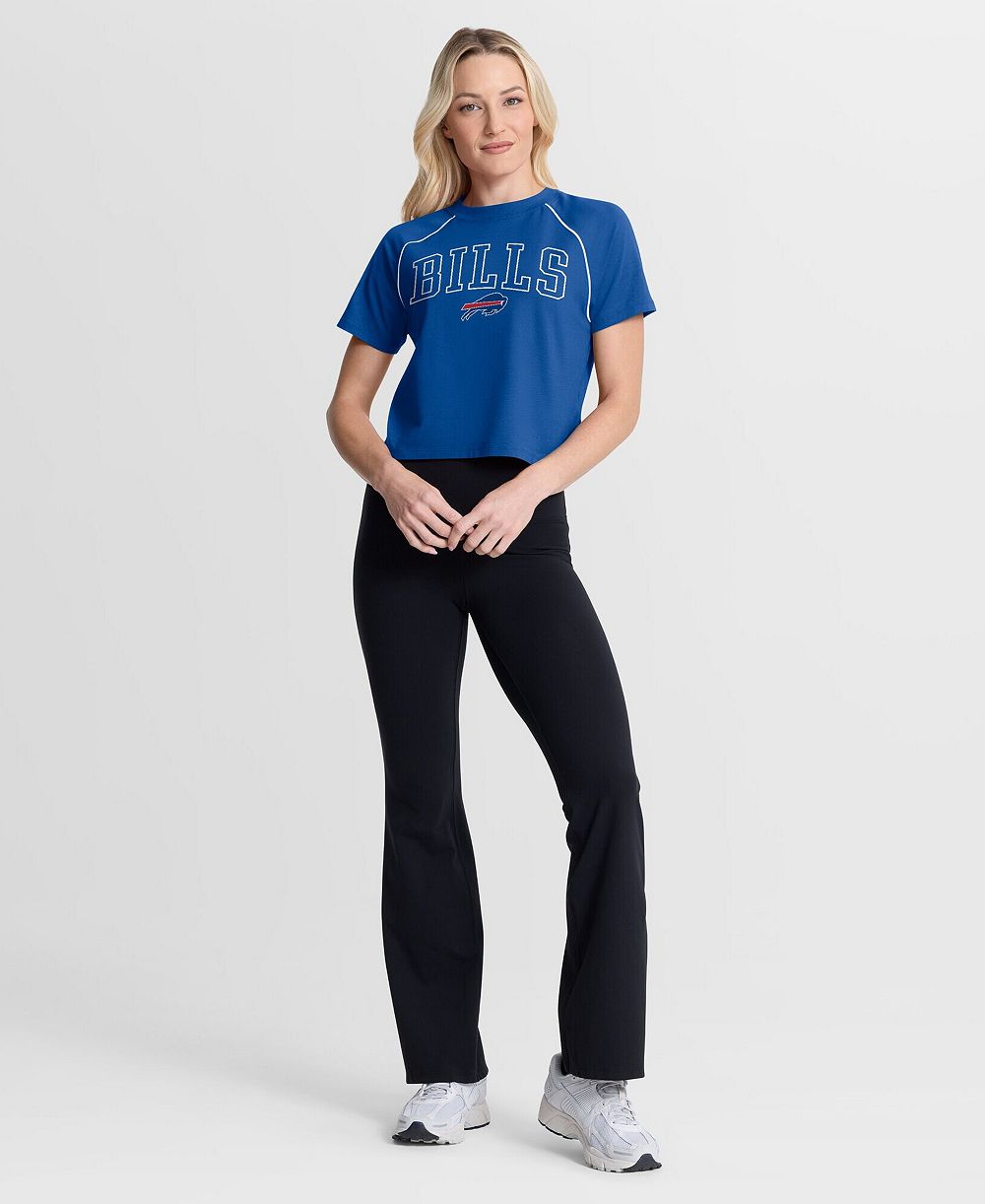 Fanatics Женский укороченный топ Buffalo Bills Offensive Scheme Raglan Tri-Blend