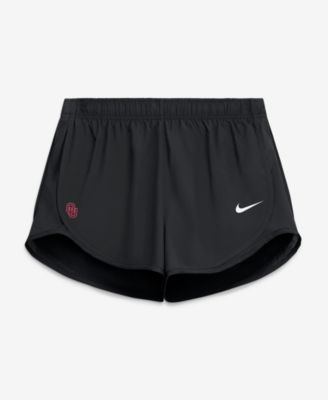 Женские шорты Nike Black Oklahoma Sooners Tempo Mid-Rise Dri-FIT