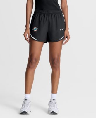 Nike Женские шорты Miami Dolphins Tempo Mid-Rise Dri-FIT, черные