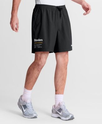 Мужские шорты Nike Pittsburgh Steelers Form Dri-FIT, черные
