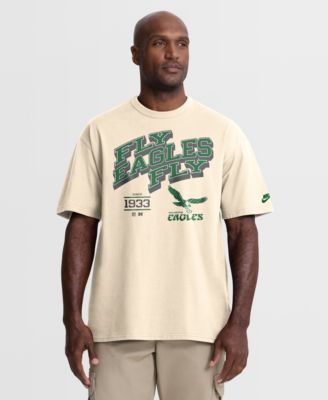 Nike Men's Natural Philadelphia Eagles Vintage Mod Blown Away Max90 T-Shirt