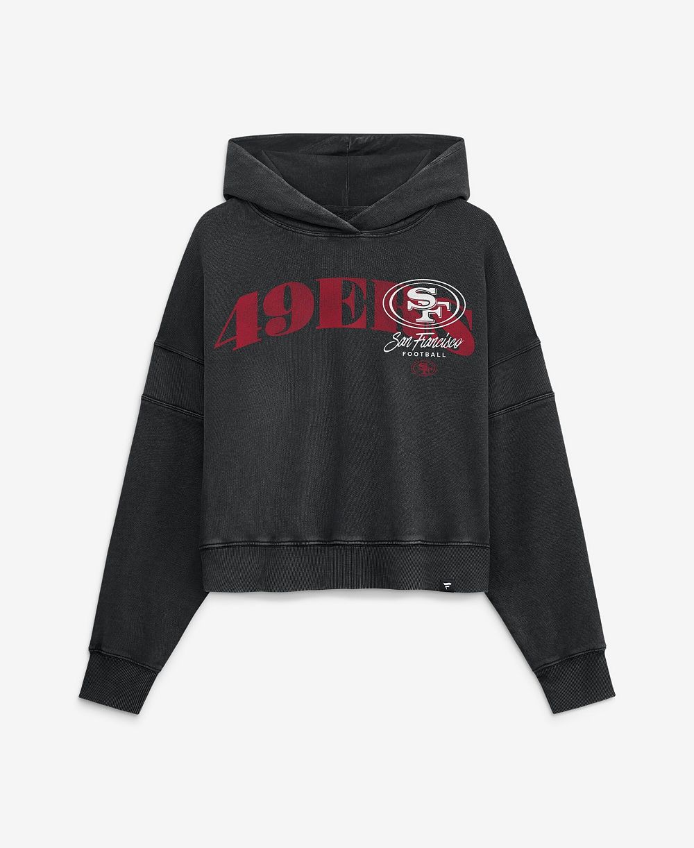 Женская толстовка Fanatics San Francisco 49ers Counter Run Oversized-Fit Graphic Pullover Hoodie