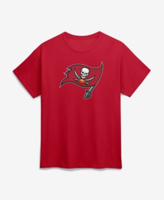 Logo Athletic Men's Red Tampa Bay Buccaneers Primary Logo T-Shirt