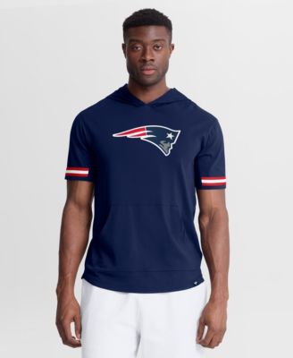 Fanatics Men's Navy New England Patriots Optimal Play Short Sleeve Hooded T-Shirt
