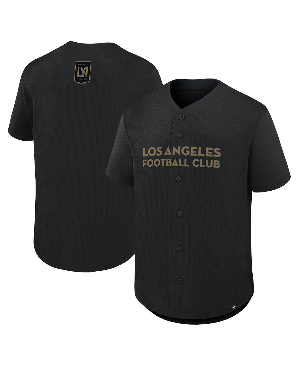 Fanatics Men's Black LAFC Maximum Intensity Button-Up Jersey