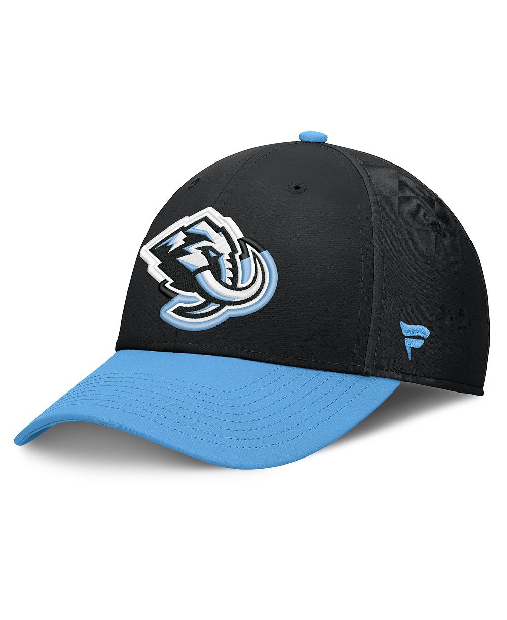 Мужская кепка Fanatics Black/Light Blue Utah Mammoth Flex Fit