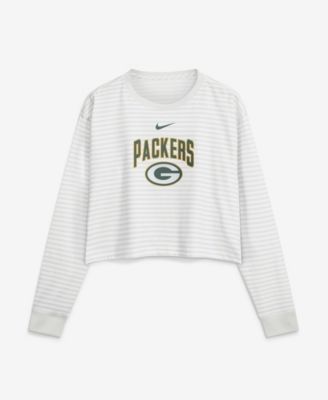 Женский кроп-топ Nike Green Bay Packers свободного кроя белая