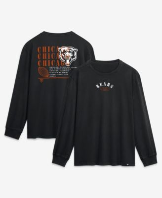 Fanatics Men's Black Chicago Bears Relaxed Fullback Drive Long Sleeve Fashion T-Shirt