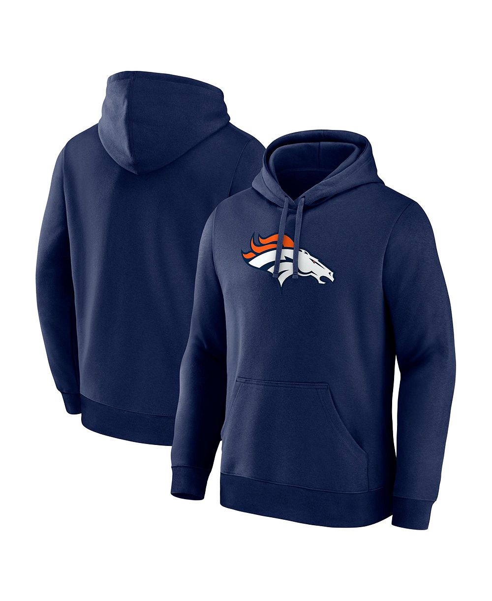 Logo Athletic Мужское худи Denver Broncos Primary Logo темно-синий