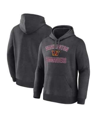 Мужское худи Logo Athletic Heather Charcoal Washington Commanders Arch Victory