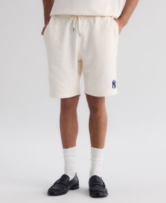 Мужские шорты Fanatics Bisque New York Yankees Iconic Terry Warm-Up