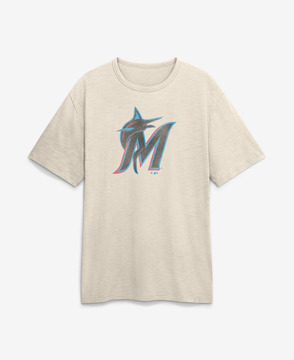 Fanatics Мужская футболка Miami Marlins Stadium Slub Cream