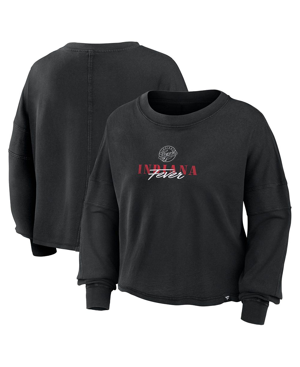 Женская футболка Fanatics Indiana Fever Oversized Boxy Long-Sleeve