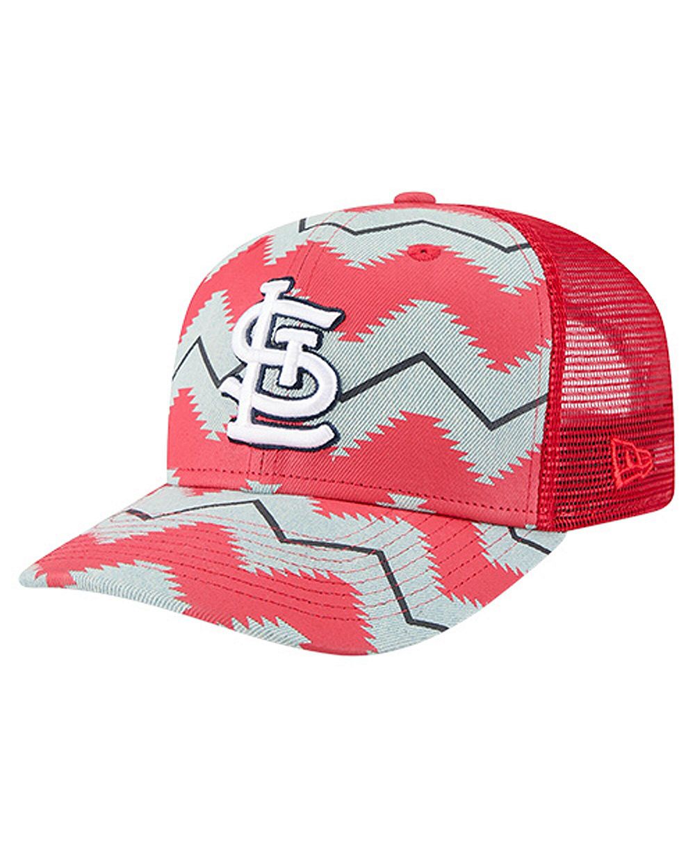 Мужская кепка New Era St. Louis Cardinals Aztec Denim 9SEVENTY регулируемая