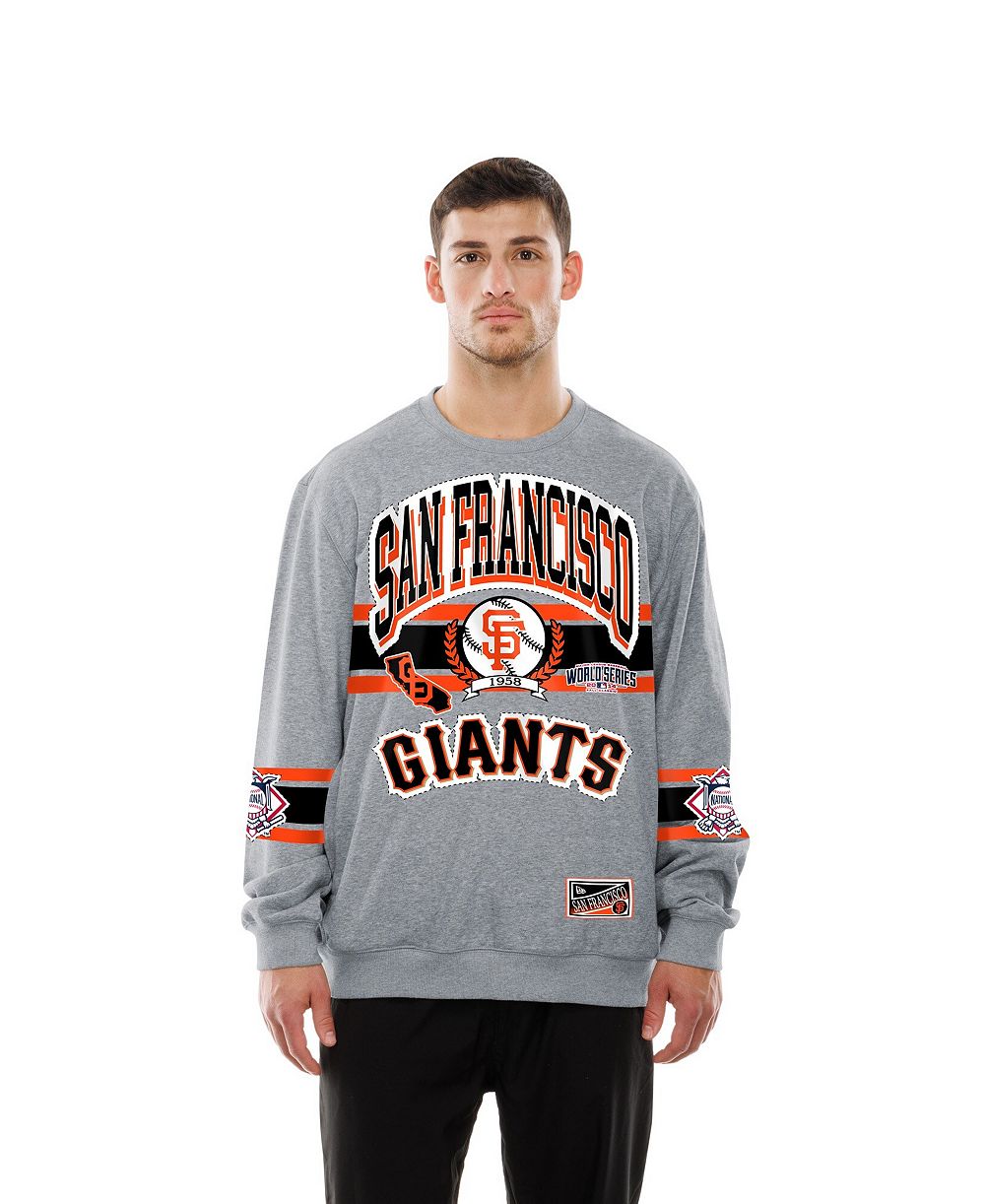 New Era Мужской серый свитшот New Era San Francisco Giants Sport Classics