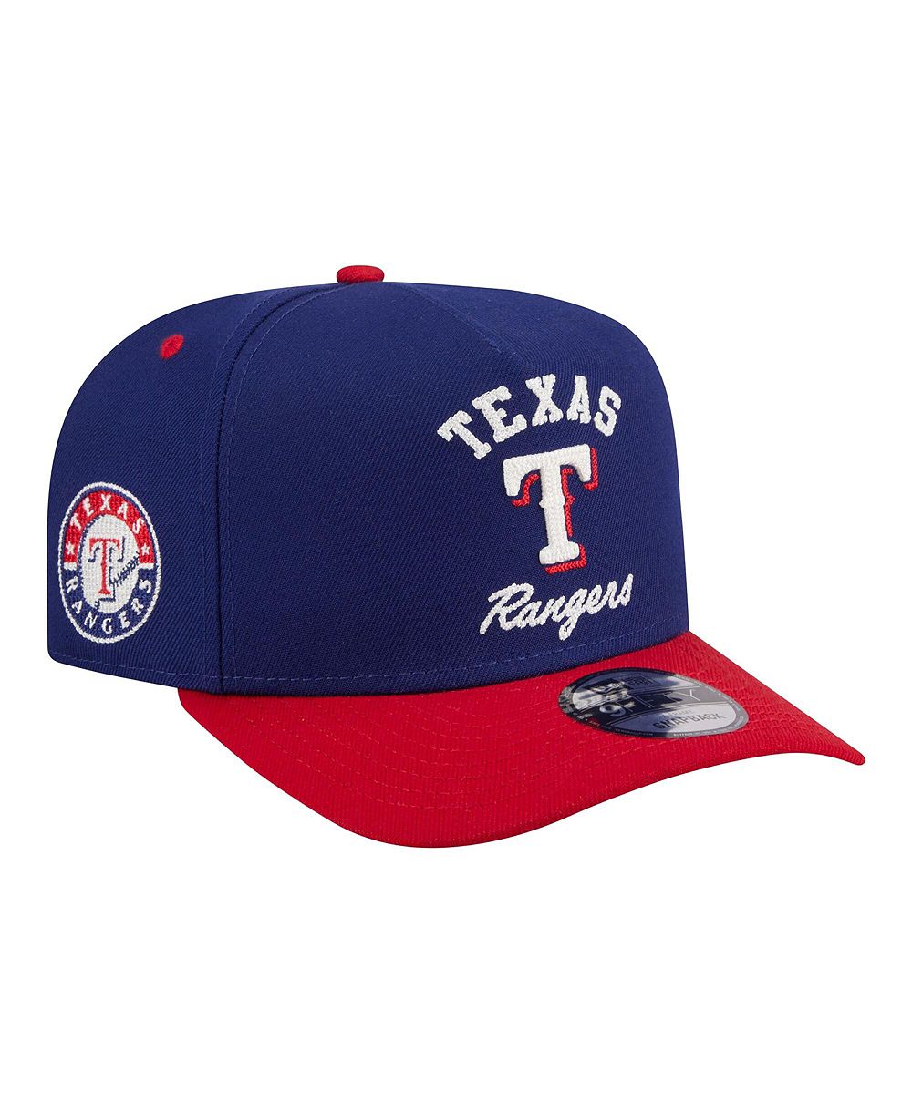 Кепка New Era Men's Royal/Red Texas Rangers Arched A-Frame 9FIFTY Adjustable