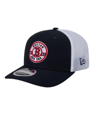 New Era Men's Navy Boston Red Sox Active 9SEVENTY Adjustable Trucker Hat