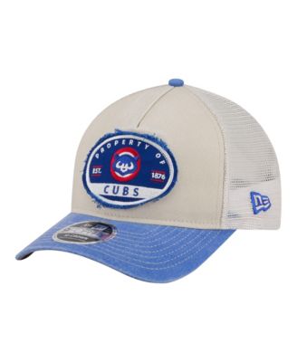 New Era кепка тракер Chicago Cubs 9FORTY мужская light beige/royal