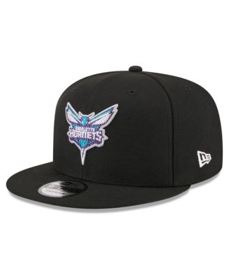 Мужская кепка New Era Black Charlotte Hornets 2026 NBA Draft Crystal 9FIFTY Snapback