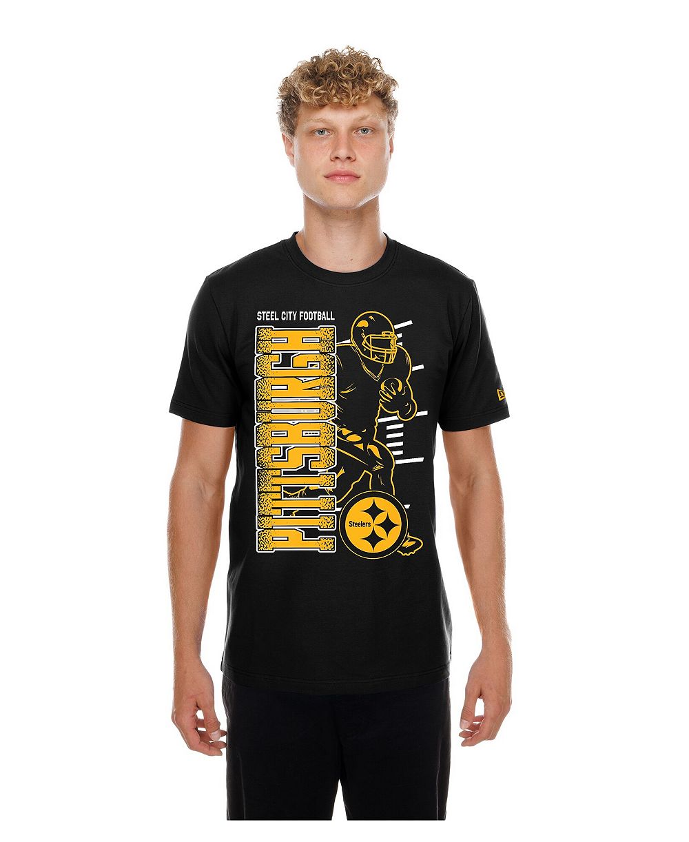 New Era Мужская футболка Pittsburgh Steelers Black