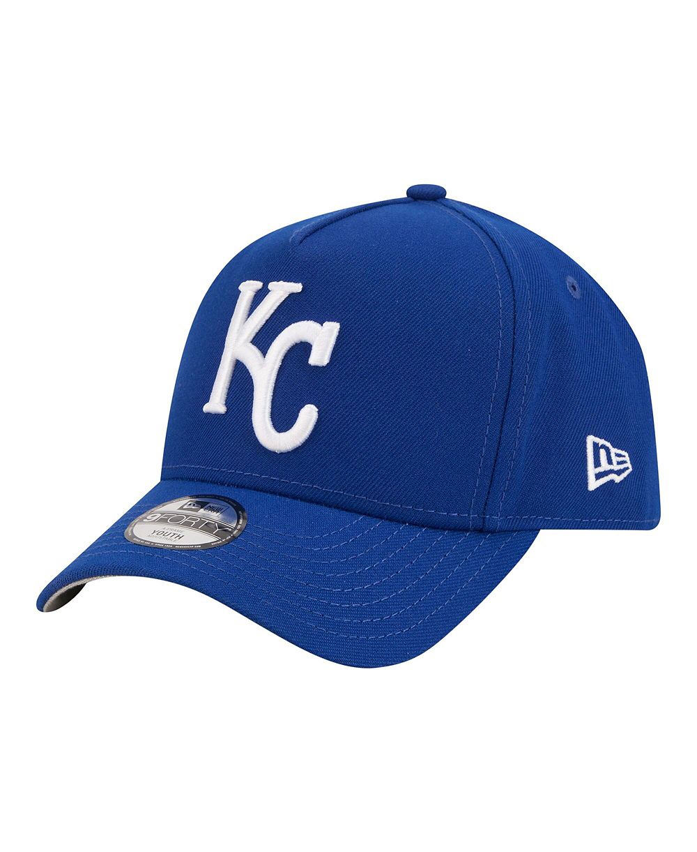 Регулируемая кепка New Era Big Boys and Girls Royal Kansas City Royals 9FORTY