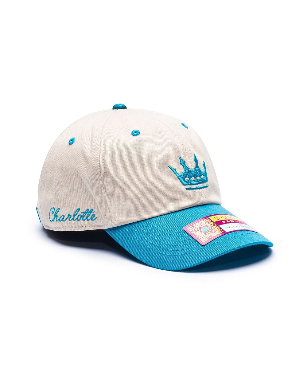 Мужская и женская регулируемая кепка Fan Ink Charlotte FC Ocean Drive Tan/Blue