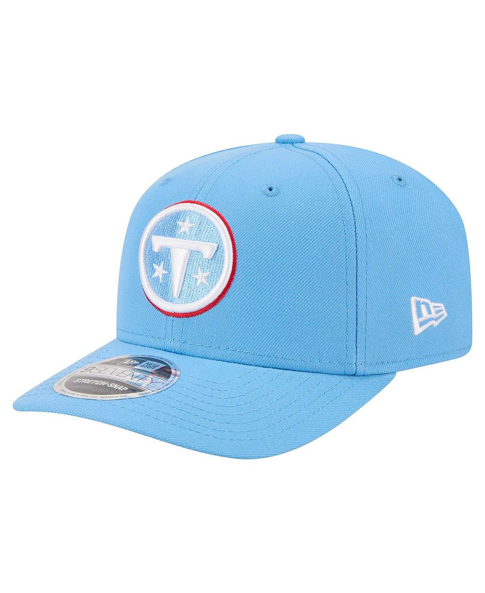 Мужская регулируемая кепка New Era Tennessee Titans 9SEVENTY светло-голубая