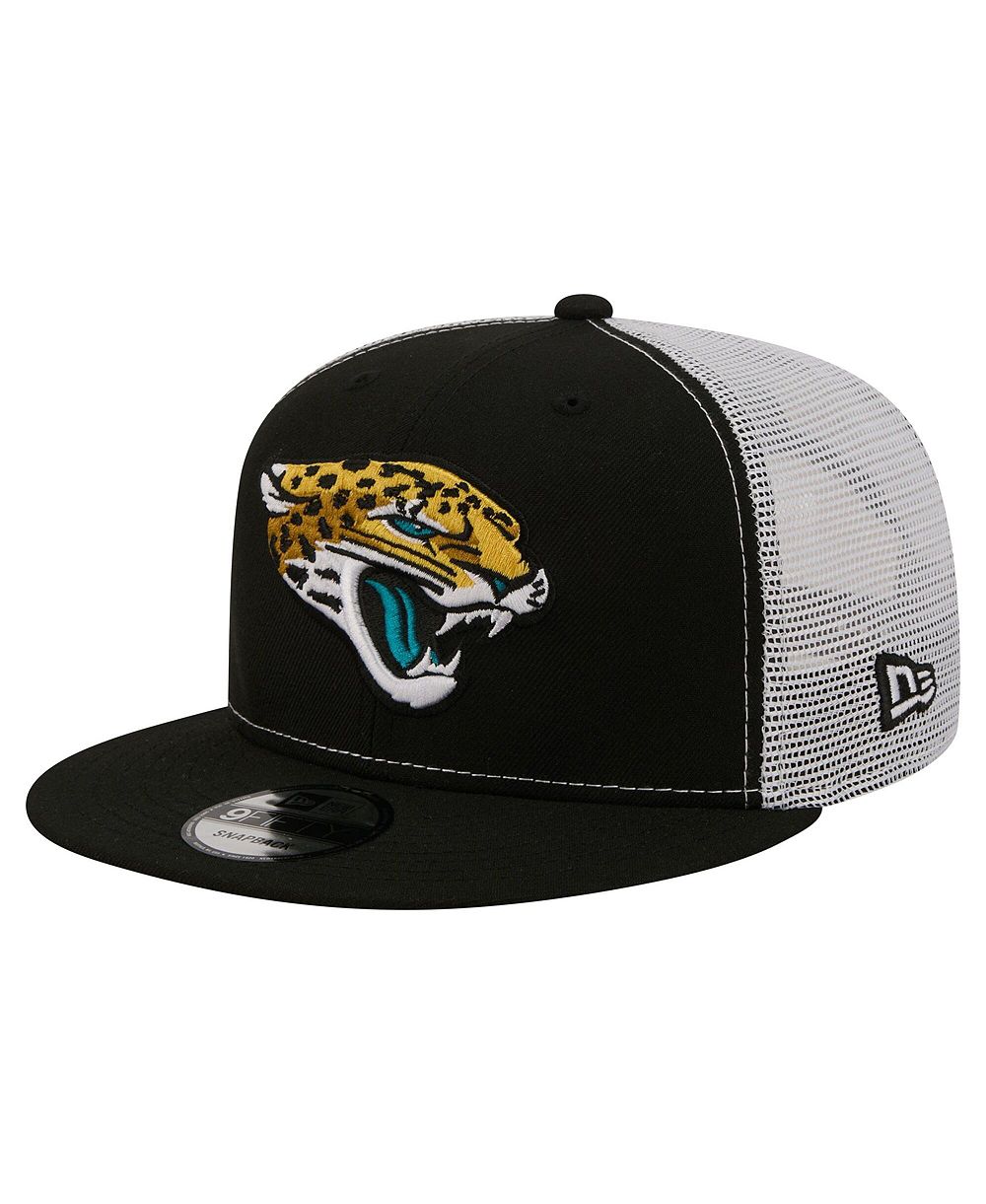 Мужская кепка New Era Black Jacksonville Jaguars Core Team 9FIFTY Trucker Snapback