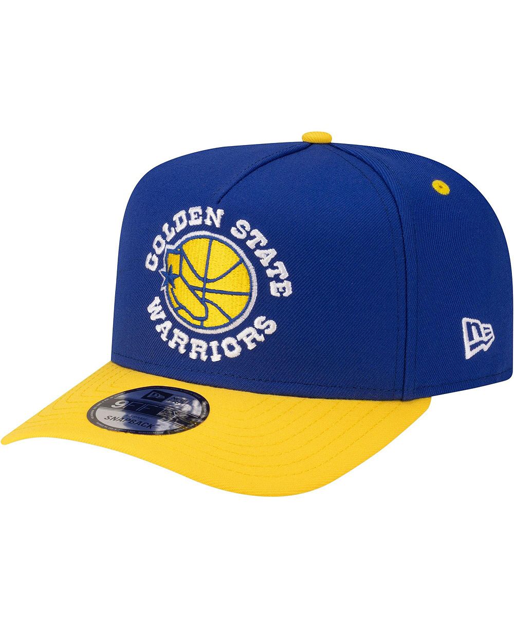 Мужская бейсболка New Era Golden State Warriors 80s Throwback A-Frame 9FIFTY Snapback
