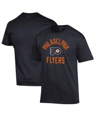 Champion Men's Black Philadelphia Flyers Primary Logo Jersey T-Shirt